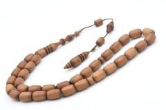 Usta İşi İmzalı Sistemli Kapsül Kesim Fernanbuk Ağacı Tesbih Pernambuco Wood