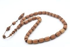 Usta İşi İmzalı Sistemli Kapsül Kesim Fernanbuk Ağacı Tesbih Pernambuco Wood