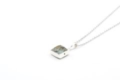 Hakiki Doğal Firuze Turkuaz Taşı Kolye Ucu