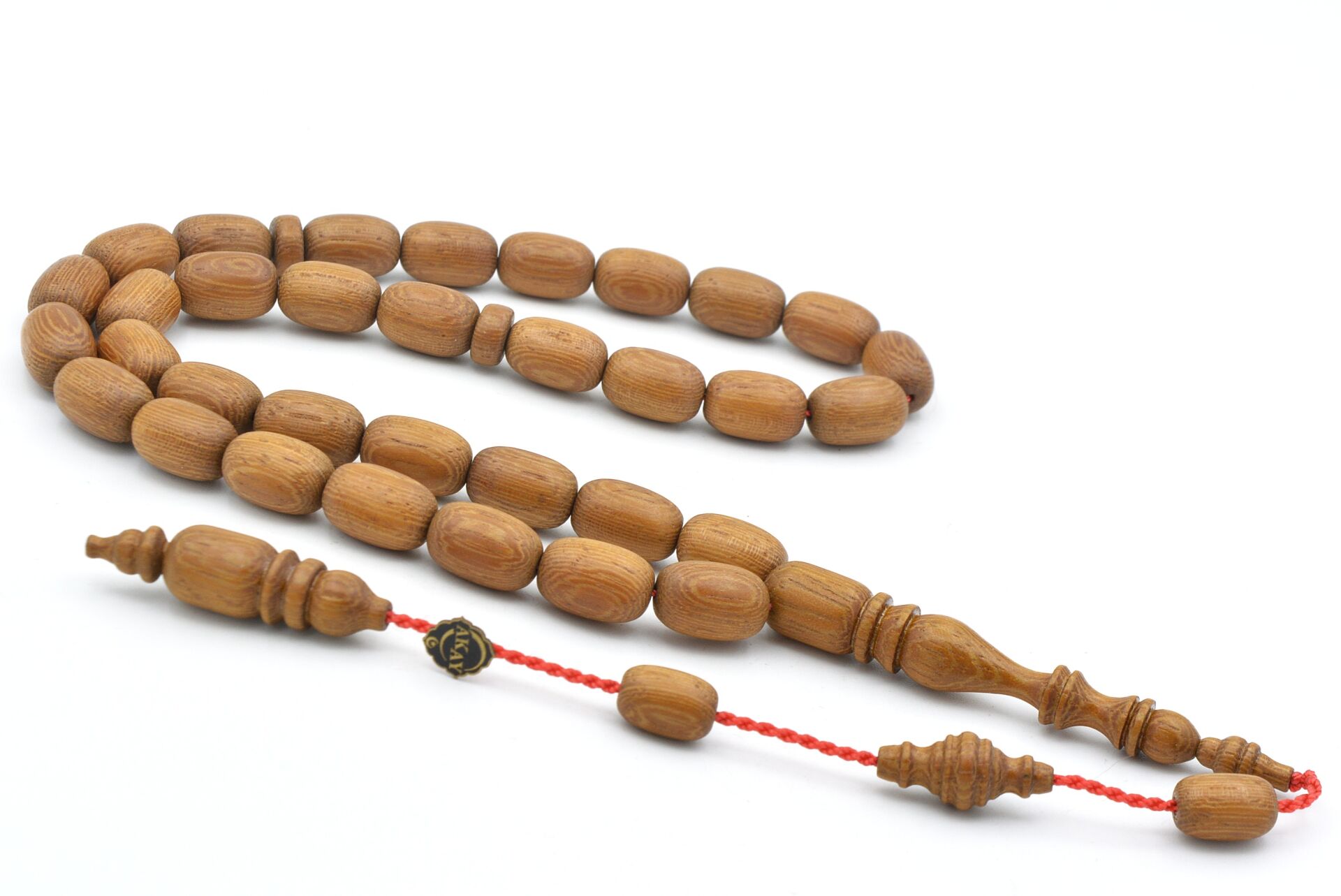 Usta İşi İmzalı Sistemli Kapsül Kesim Portakal Ağacı Tesbih