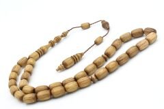 Usta İşi İmzalı Sistemli Kapsül Kesim Limon Ağacı Tesbih