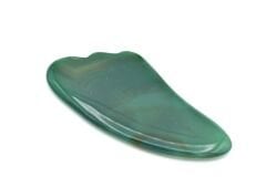 Hakiki Doğal Yeşil Akik Taşı Gua Sha Yüz Bakımı 011