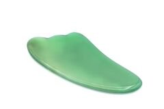 Hakiki Doğal Yeşil Akik Taşı Gua Sha Yüz Bakımı 001