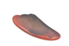 Hakiki Doğal Kırmızı Akik Taşı Gua Sha Yüz Bakımı 018