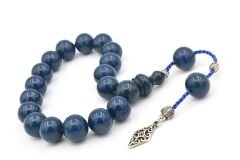 Özel Sistemli Küre Kesim Lacivert Sıkma Kehribar Efe Maskot Tesbih