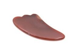 Hakiki Doğal Kırmızı Akik Taşı Gua Sha Yüz Bakımı 013