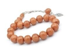 Gümüş Kaplama Kamçılı Küre Kesim Bej Sıkma Kehribar Efe Maskot Tesbih