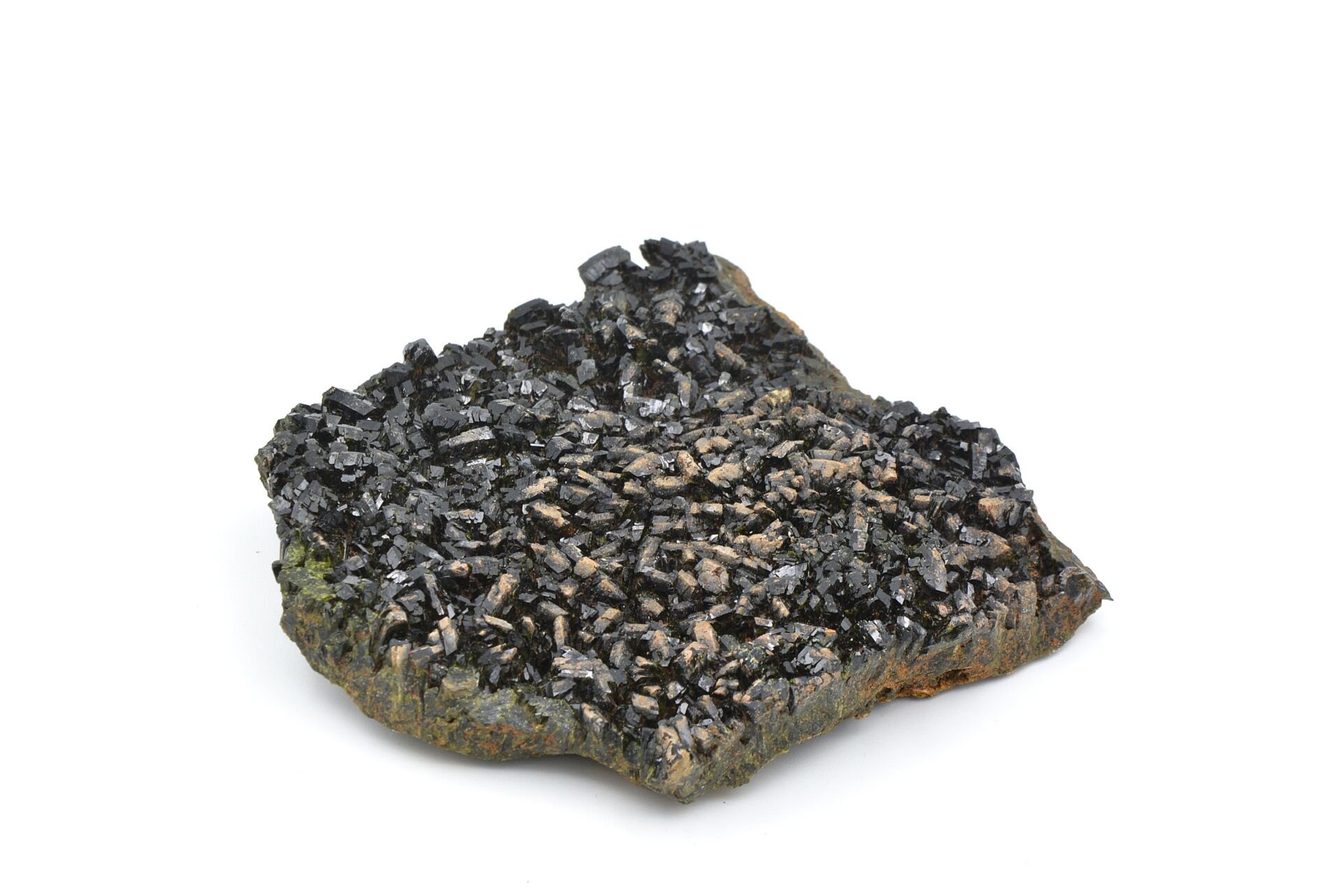 Hakiki Doğal Epidotlu Kuvars Taşı Kaya Parçası 203 Gram