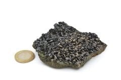 Hakiki Doğal Epidotlu Kuvars Taşı Kaya Parçası 203 Gram