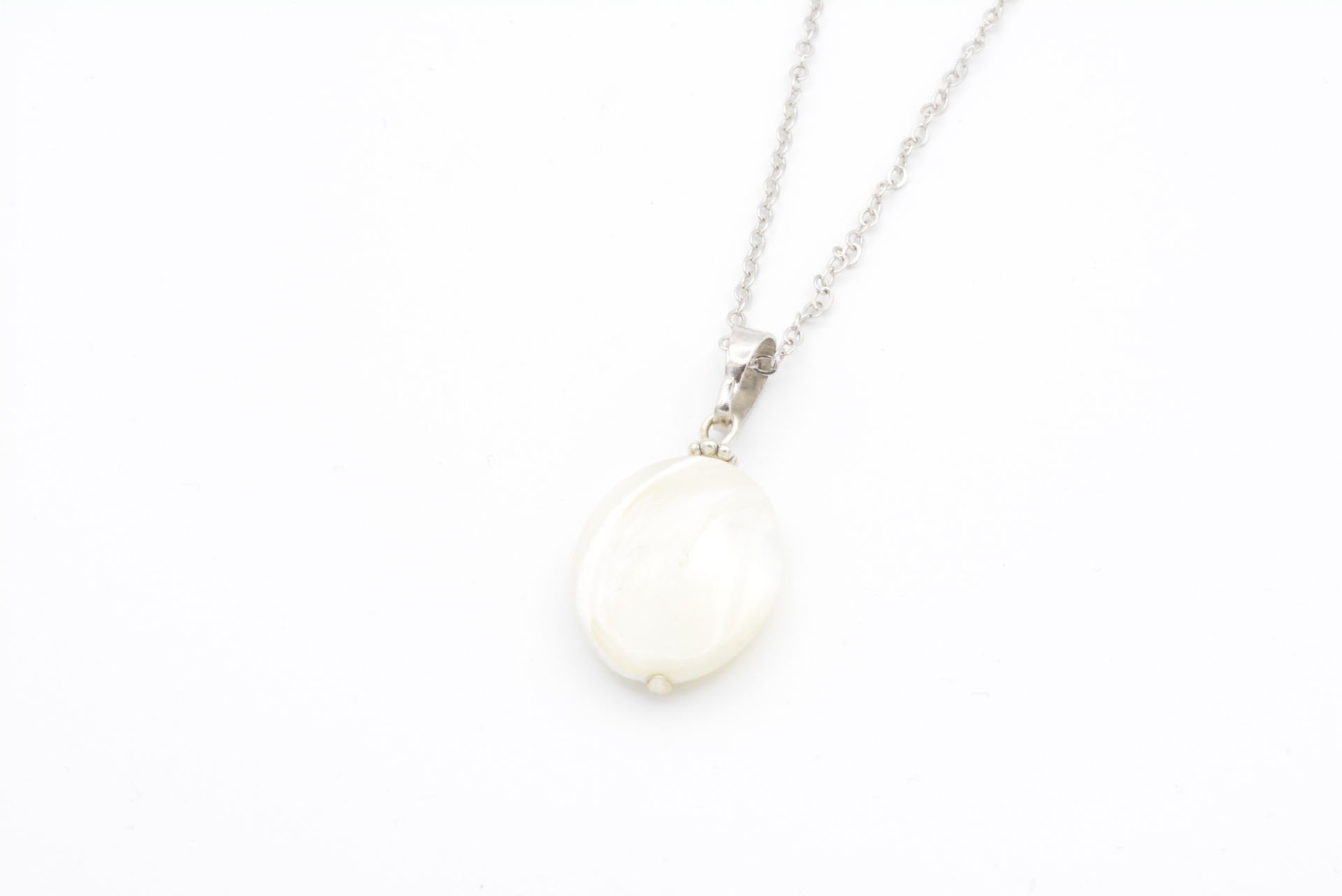 Doğal Beyaz Sedef Kolye Ucu 1.kalite