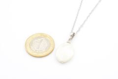 Doğal Beyaz Sedef Kolye Ucu 1.kalite