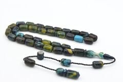 Halil Usta İmzalı Kapsül Model Bilek Boy Sıkma Kehribar Tesbih