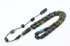 Halil Usta İmzalı Kapsül Model Bilek Boy Sıkma Kehribar Tesbih