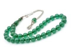 Tilki Kuyruğu Kamçılı Küre Kesim Turkuaz Sıkma Kehribar Tesbih