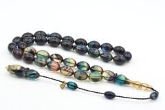 Serkan Başkan İmzalı Beyzi Kesim Renk Süzmesi Sıkma Kehribar Tesbih