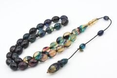 Serkan Başkan İmzalı Beyzi Kesim Renk Süzmesi Sıkma Kehribar Tesbih