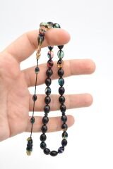 Serkan Başkan İmzalı Beyzi Kesim Renk Süzmesi Sıkma Kehribar Tesbih