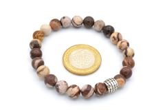 Doğal Leopar Jasper Taşı Bileklik