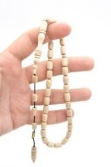 İsmail Erol İmzalı Kapsül Kesim İmamesi Halkalı Fil Dişi Ağacı Tesbih