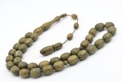 Usta İşi Sistemli Tombul Beyzi Kesim İri Boy Pelesenk Ağacı Tesbih