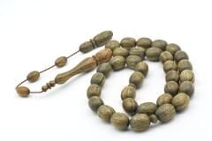 Usta İşi Sistemli Tombul Beyzi Kesim İri Boy Pelesenk Ağacı Tesbih