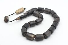 Usta İşi Sistemli Kapsül Kesim Bufalo Boynuzu Efe Maskot Tesbih