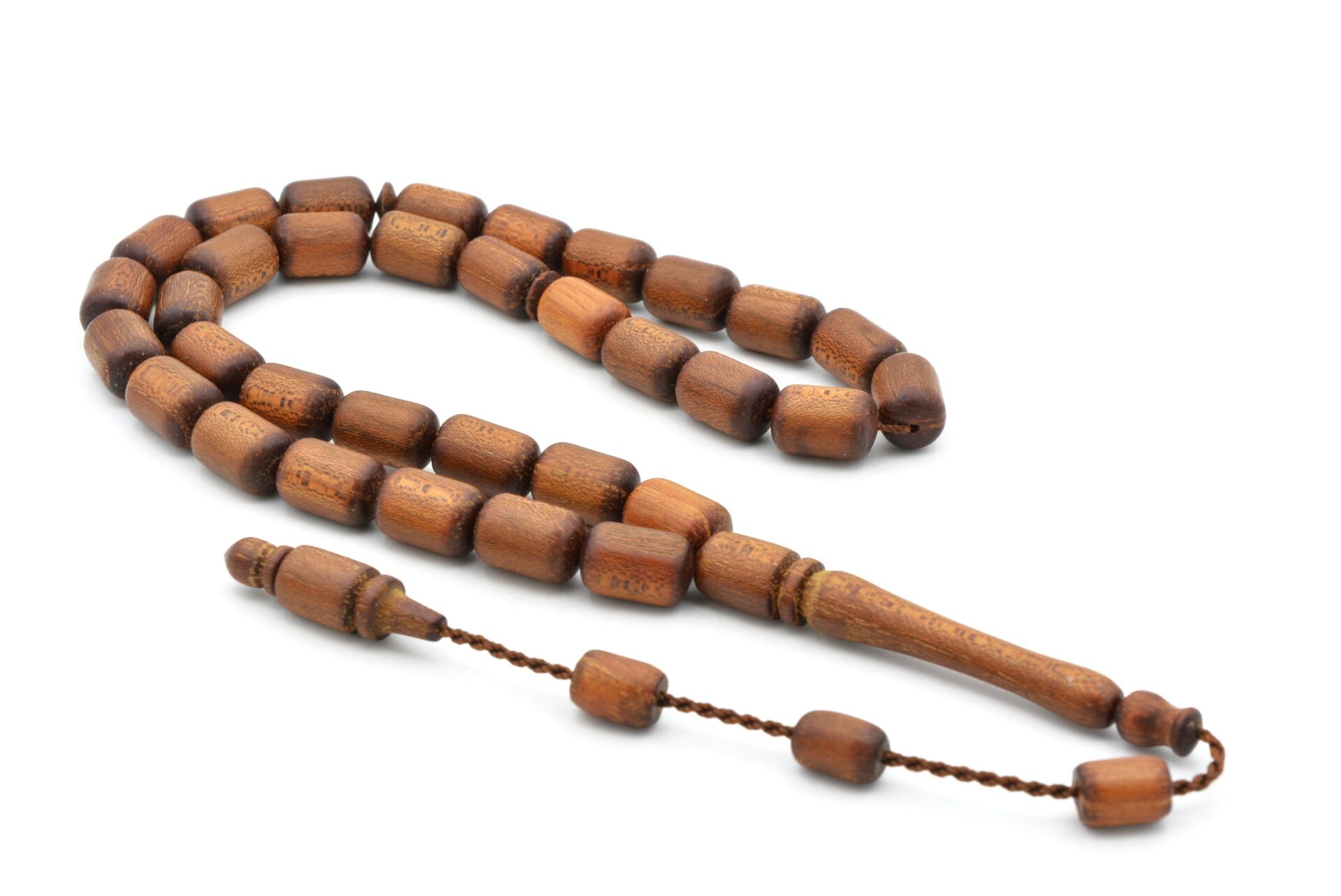 Usta İşi Sistemli Kapsül Kesim Kızıl Ağaç Tesbih