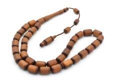 Usta İşi Sistemli Kapsül Kesim Kızıl Ağaç Tesbih