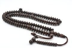 Usta İşi Tekerlek Kesim 99 luk Demirhindi Ağacı Zikir Tesbihi