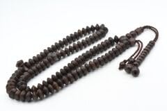 Usta İşi Tekerlek Kesim 99 luk Demirhindi Ağacı Zikir Tesbihi