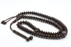 Usta İşi Tekerlek Kesim 99 luk Demirhindi Ağacı Zikir Tesbihi