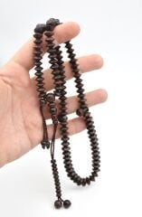 Usta İşi Tekerlek Kesim 99 luk Demirhindi Ağacı Zikir Tesbihi