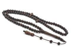 Usta İşi Sistemli Küre Kesim 99 luk Venge Ağacı Tesbih 6 Mm