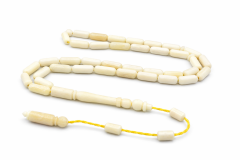 Usta İşi Sistemli İnce Kapsül Kesim Balina Kemiği Tesbih