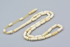 Usta İşi Sistemli İnce Kapsül Kesim Balina Kemiği Tesbih