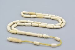 Usta İşi Sistemli İnce Kapsül Kesim Balina Kemiği Tesbih