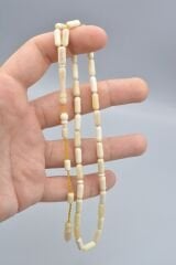 Usta İşi Sistemli İnce Kapsül Kesim Balina Kemiği Tesbih