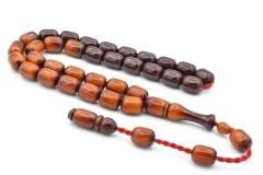 Nael Kaplan İmzalı Kapsül Kesim Renk Süzmesi Sıkma Kehribar Tesbih