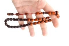 Nael Kaplan İmzalı Kapsül Kesim Renk Süzmesi Sıkma Kehribar Tesbih