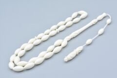 Usta İşi Sistemli Kalem İşi İmameli Arpa Kesim Deve Kemiği Tesbih