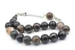 Kamçılı Küre Kesim İri Boy Bufalo Boynuzu Efe Maskot Tesbih 16 Mm