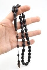 Sistemli Arpa Kesim İri Boy Bufalo Boynuzu Tesbih