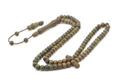 Sistemli Küre Kesim 99 luk Yeşil Pelesenk Ağacı Tesbih 5 Mm