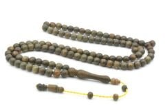 Sistemli Küre Kesim 99 luk Yeşil Pelesenk Ağacı Tesbih 6 Mm