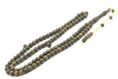 Sistemli Küre Kesim 99 luk Yeşil Pelesenk Ağacı Tesbih 6 Mm