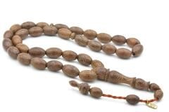 Hakkı Usta İmzalı Tombul Beyzi Kesim İri Boy Aslan Ağacı Tesbih