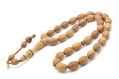 Hakkı Usta İmzalı Tombul Beyzi Kesim İri Boy Demir Ağacı Tesbih