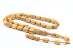 Hakkı Usta İmzalı Günlük Boy Fıçı Kesim Zeytin Ağacı Tesbih