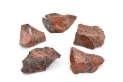 Hakiki Doğal Mahogany Obsidyen Taşı Kaya Parçası