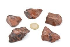 Hakiki Doğal Mahogany Obsidyen Taşı Kaya Parçası